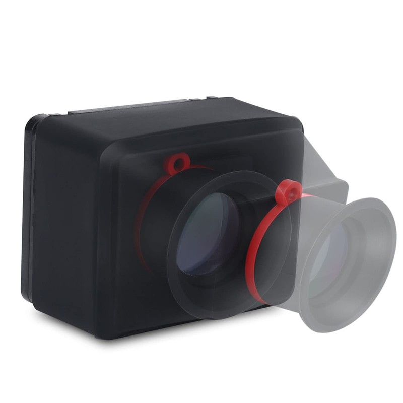 LCD Viewfinder, 3.2inch 3X Camera Viewfinder Foldable Camera Screen Sunshade