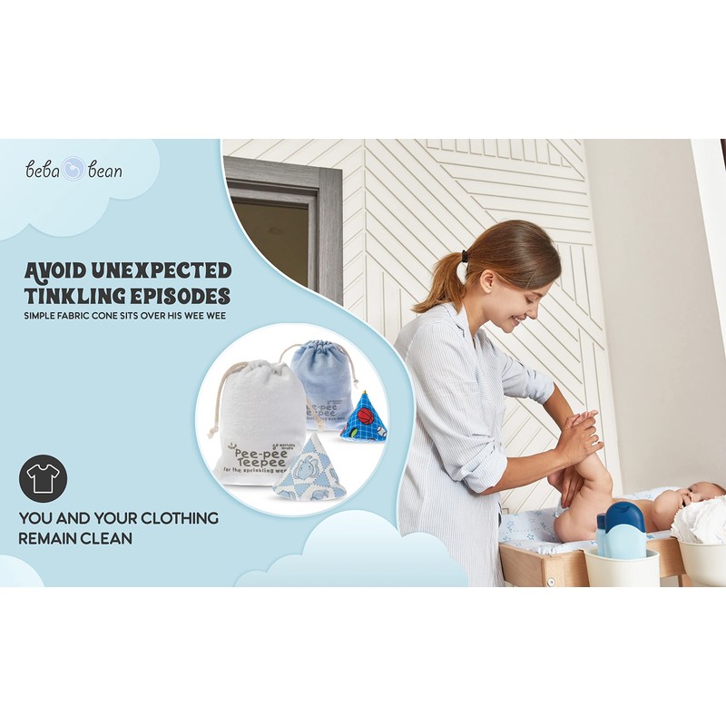 Pee-pee Teepee Terry Blue - Laundry Bag