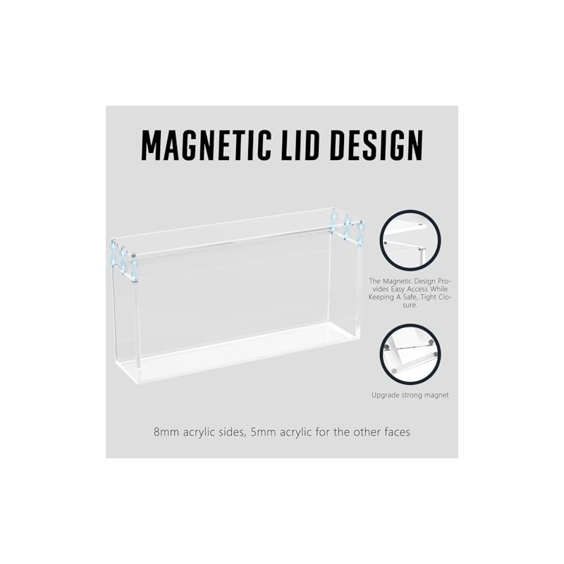 Prismatic Evolutions SPC Box Acrylic Display Case, SPC Protector Case,