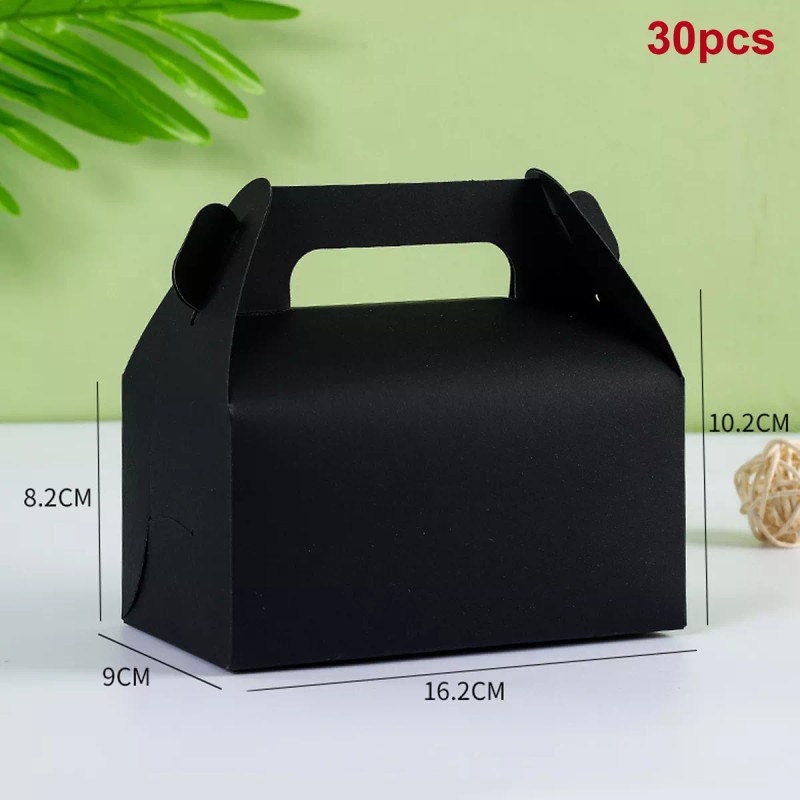 Generic 30 Cajas Cartón Boxlunch, Lonchera, Cajita, Mediana, Dulces.