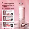 JTF Oral Irrigator Wireless Electric Tooth Cleaning (Pink)