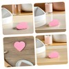 FOMIYES 5pcs Heart Shape Makeup Remover Sponges Soft Facial Cleansing