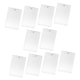 CORHAD 10pcs Magnetic Game Card Holder Organizer Transparent Playing Card Box Magnetic Closure and Easy to Use for Trading and Collectibles