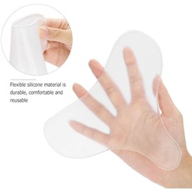 Parches de Arrugas de Silicona para Pecho, Almohadillas Antiarrugas Reutilizables para Mejorar el Escote, 2 piezas para Mujeres