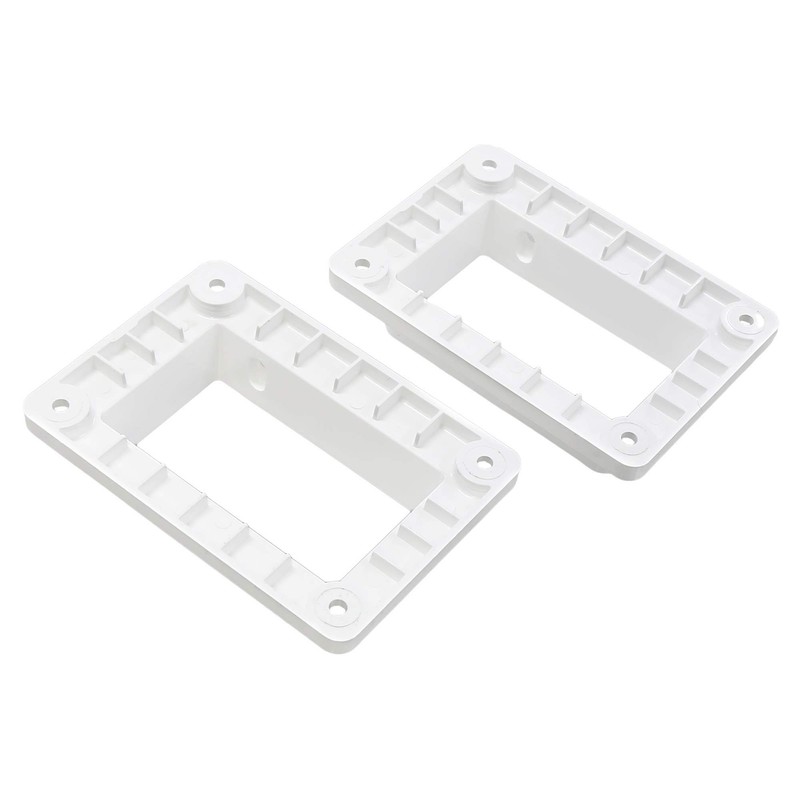 Vinyl Fence Railing Deluxe Bracket Kit- 2 Sets | Vinyl