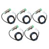 5 Pcs Proximity Sensor 2 Wire Normally Open 10mm Detecting