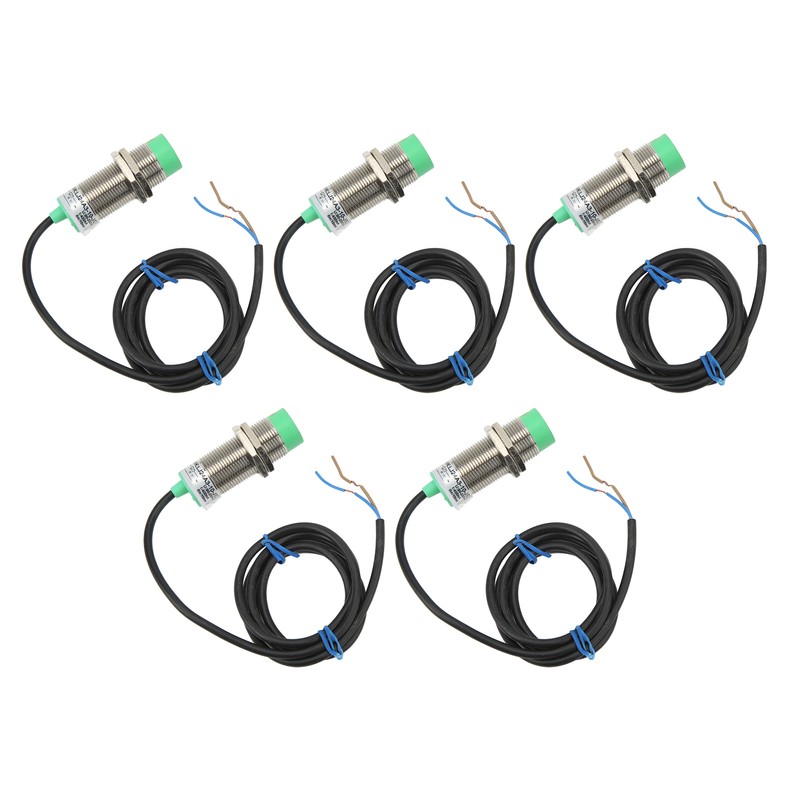 5 Pcs Proximity Sensor 2 Wire Normally Open 10mm Detecting