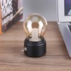 Creative Retro LED Night Light USB Rechargeable Night Light Black