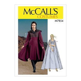 McCall's Patterns M7854 Misses' Costume Pattern E5 (Sizes 14-22) Multi
