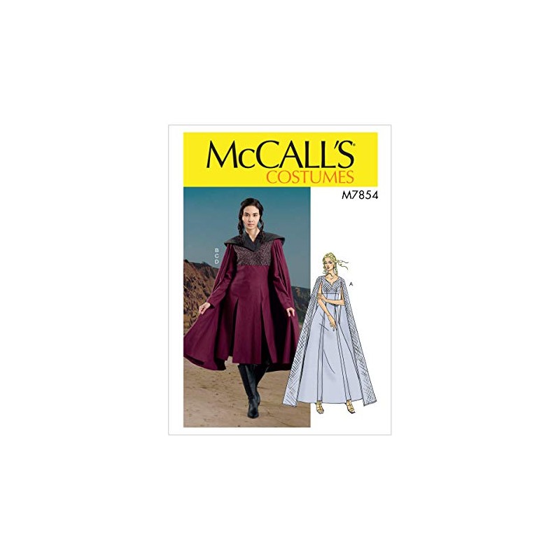 McCall's Patterns M7854 Misses' Costume Pattern E5 (Sizes 14-22) Multi