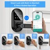 Smart keypad Door Lock with Handle，Fingerprint Keyless Entry Digital Lock