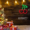 LED Neon Night Light Lamp USB Powered Decorative Wall Fruit