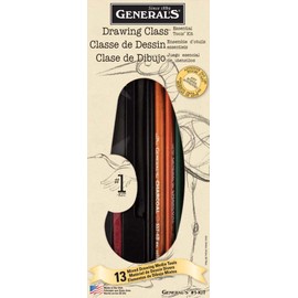 General Pencil Mixed Media Drawing Class Essential Tools Kit