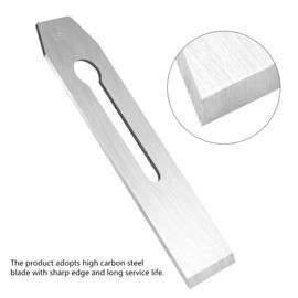 Hand Plane Blade, Replacement Blade forSmoothing Plane Woodworking Planer Accessories Blades, for Woodcarver Plane Hardwood Carpenter Wood Carver Spare (Planer Blade 51mm)