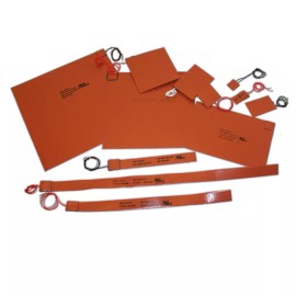 EFH Silicone Heating Pad 5x10" 115V 125W . Adhesive Back