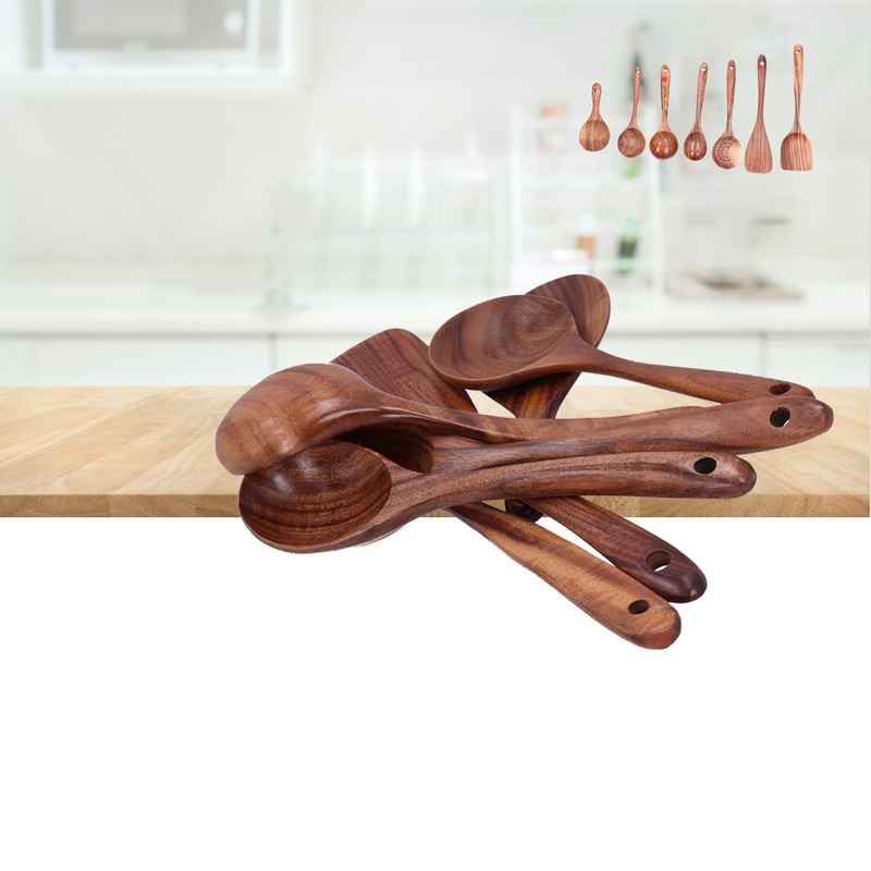 Cooking Spoon Spatula Set Long Handle Kitchen Utensils Cooking Tool
