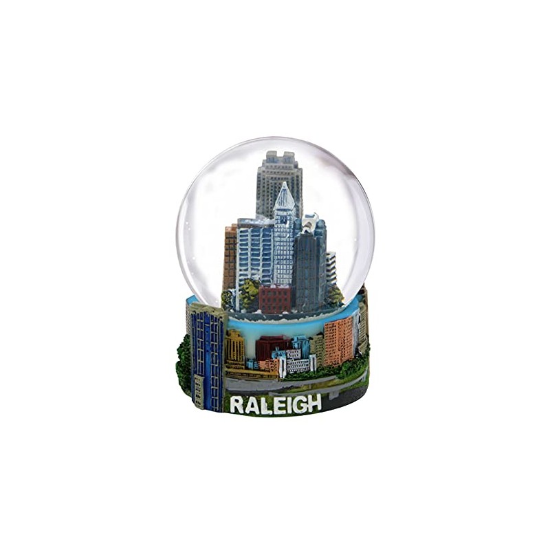 Raleigh North Carolina Snow Globe 3.5 Inches