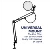 Dragonpad USA 6" Microphone Studio Pop Filter with Clamp -