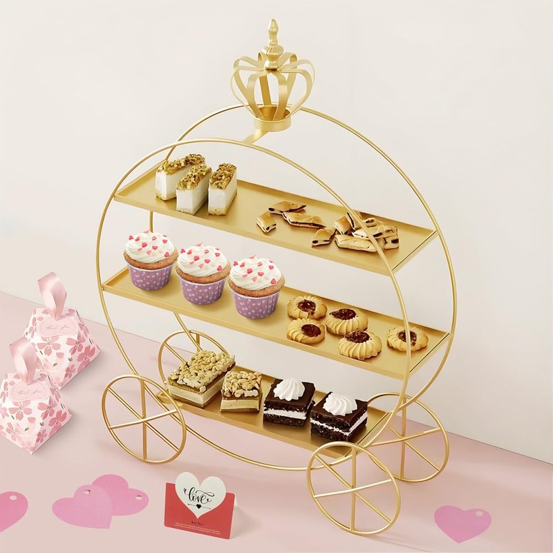 INNOVATIVE LIFE 3 Tier Cupcake Stand Cupcake Holder Candy Cookies