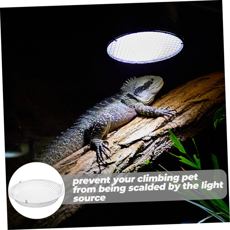 BESPORTBLE Heating Lamp Cover for Reptile Insulation Mesh Anti-scalding Mesh