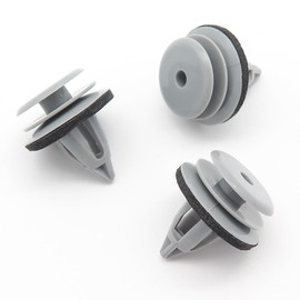 VVO Fasteners Plastic Centre Console Trim Fastener Clip, Grey (Pack of 10)