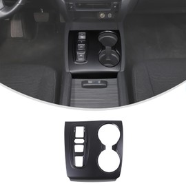 HIRUFAIT Gear Shift Panel Cover Trim for Honda Pilot 2016-2022/ Ridgeline 2020-2023/ Passport 2019-2023, New Upgrade ABS Center Consoles Cup Holder Cover Protector Accessories (Matte Black)