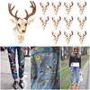 Deer Patches, 12 PCS Embroidery Patch Deer Applique Deer Head