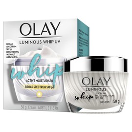 Olay Regenerist Luminous Whips Face Cream Moisturiser UV SPF 30 50g