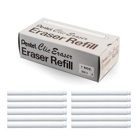 Pentel Repuesto para Goma Clic Eraser Caja con 12 piezas-ZER-2X
