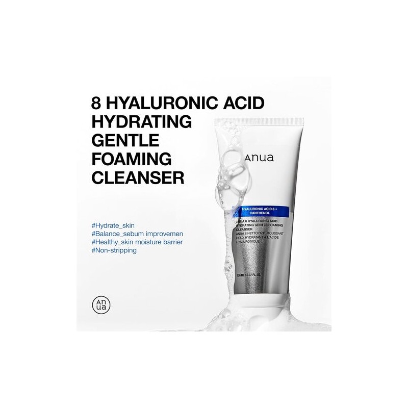 Anua [Anua]8 Hyaluronic Acid Hydrating Gentle Foaming Cleanser 150ml