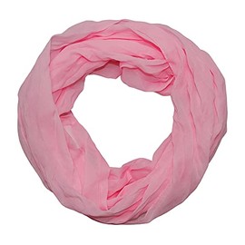 ACC Women's Silk Loop Scarf Light Plain -