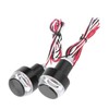 Marosam Motorcycle Bling Handle Grip Bar End Turn Signals Waterproof