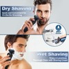 Electric Razor for Men, Men's Rotary Shavers, Waterproof,Wet and Dry