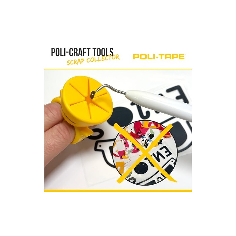 Poli-craft Tools Scrap Collector - Small and Practical Finger Waste
