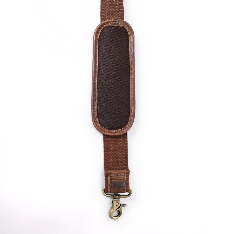 Leather replacement shoulder strap