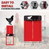 RUN-CHICKEN Run Chicken Door Model T50 (Red)