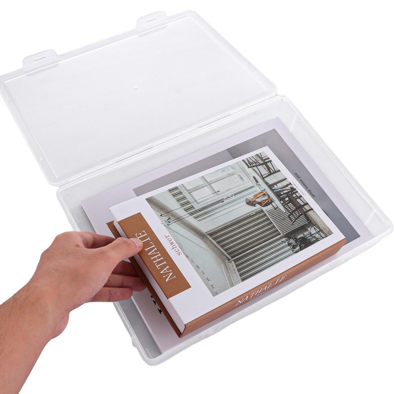 ASelected Clear Plastic Storage Boxes with Lids