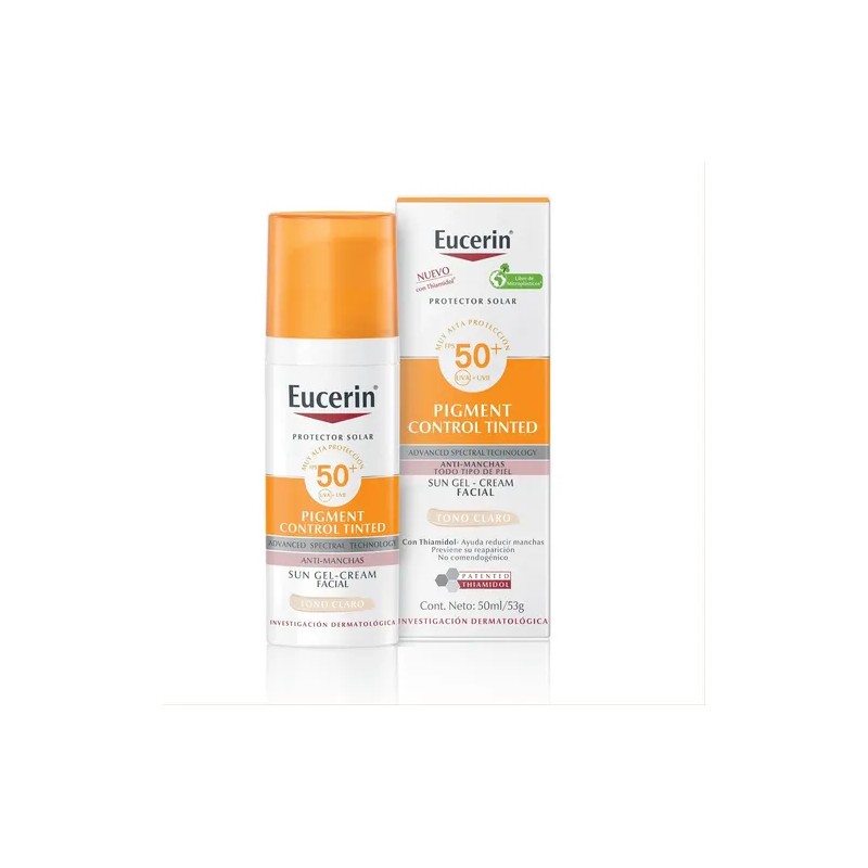 EUCERIN Protector Solar Pigment Control Tono Claro Facial FPS50+ 50ml