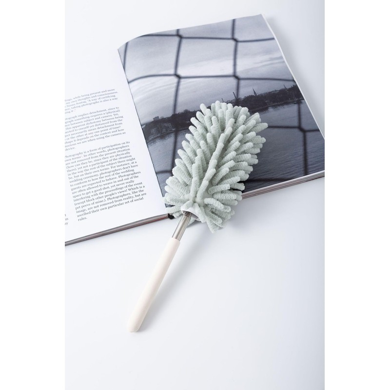 4Pcs Dusters for Cleaning, Microfiber Duster Bendable Head Duster Feather