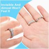 16Pcs Ring Size Adjuster Invisible Clear Ring Sizer Jewelry Fit