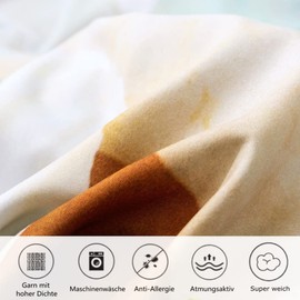 Damier Sea Bed Linen 135 x 200 cm Hawaiian Beach 3D Digital Print Printed Duvet Cover Set 2-Piece Microfibre Duvet Cover with Zip and 1 Pillowcase 80 x 80 cm