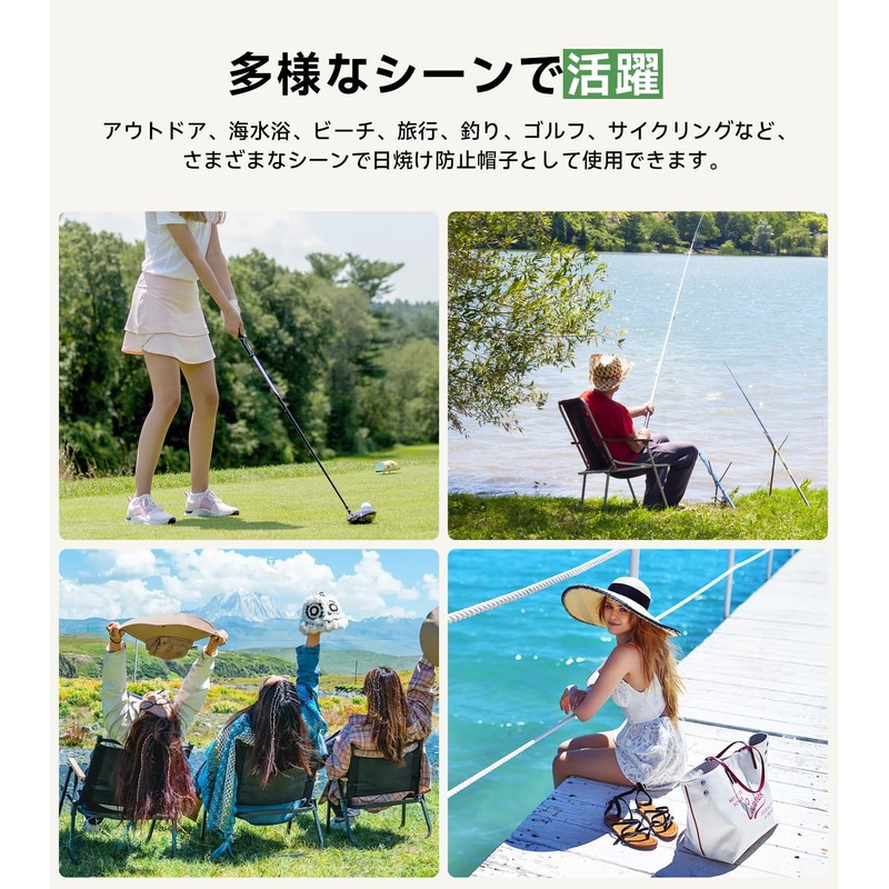 Lhyxuuk Straw Hat, Women's, Large, Cute Straw Hat, Folding Hat,