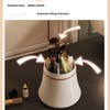 360 Rotating Makeup Organizer,Makeup Brush Holder Organizer with Lid Dustproof