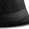 Faletony Unisex Classic Manhattan Structured Gangster Trilby Fedora Hat Black