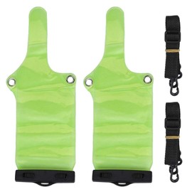 Joyzan Walkie Talkie Case Waterproof PVC Radio Water Protective Cover Transparent Protective Case Rainproof Bag Clip Lanyard Bags Underwater Case Pouch Portable Boat Radio Strong Protection