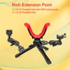 Zeadio Camera Tripod Rest, Adjustable Portable Rest Stand with 360