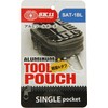SK11 Aluminum Tool Pouch, Blue, Single Pocket, SAT-1BL