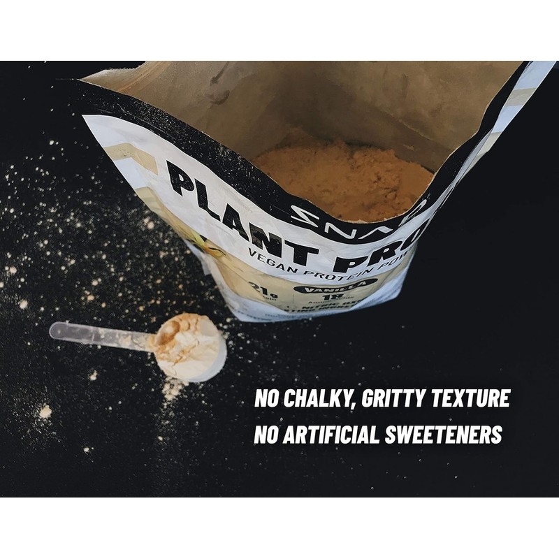 SNAP Supplements Organic Plant Based Vegan Protein Powder Nitric Oxide