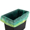 60 L Green Plastic Bin Liners Pack of 3