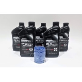 Honda Genuine 0W-20 Full Synthetic Oil Change Kit w/A02 Filter & Drain Washer